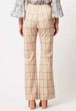 Load image into Gallery viewer, GETTY PONTE PANT IN OATMEAL CHECK
