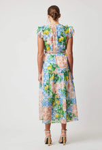 Load image into Gallery viewer, PARADISO COTTON SILK DRESS IN LIMONATA
