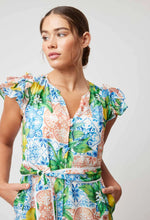 Load image into Gallery viewer, PARADISO COTTON SILK DRESS IN LIMONATA
