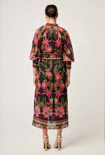 Load image into Gallery viewer, once was Carmen Silk Cotton Maxi Dress in Anthos Lótos
