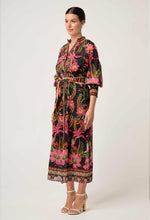 Load image into Gallery viewer, once was Carmen Silk Cotton Maxi Dress in Anthos Lótos

