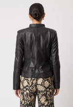 Load image into Gallery viewer, HARMONY LEATHER JACKET IN BLACK
