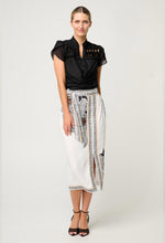 Load image into Gallery viewer, ZENOBIA CONTRAST TRIM SKIRT
