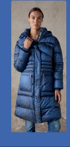 BLUE PUFFA COAT
