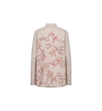 Load image into Gallery viewer, MOS MOSH Elinda Leafy Stripe Shirt Relaxed fit
