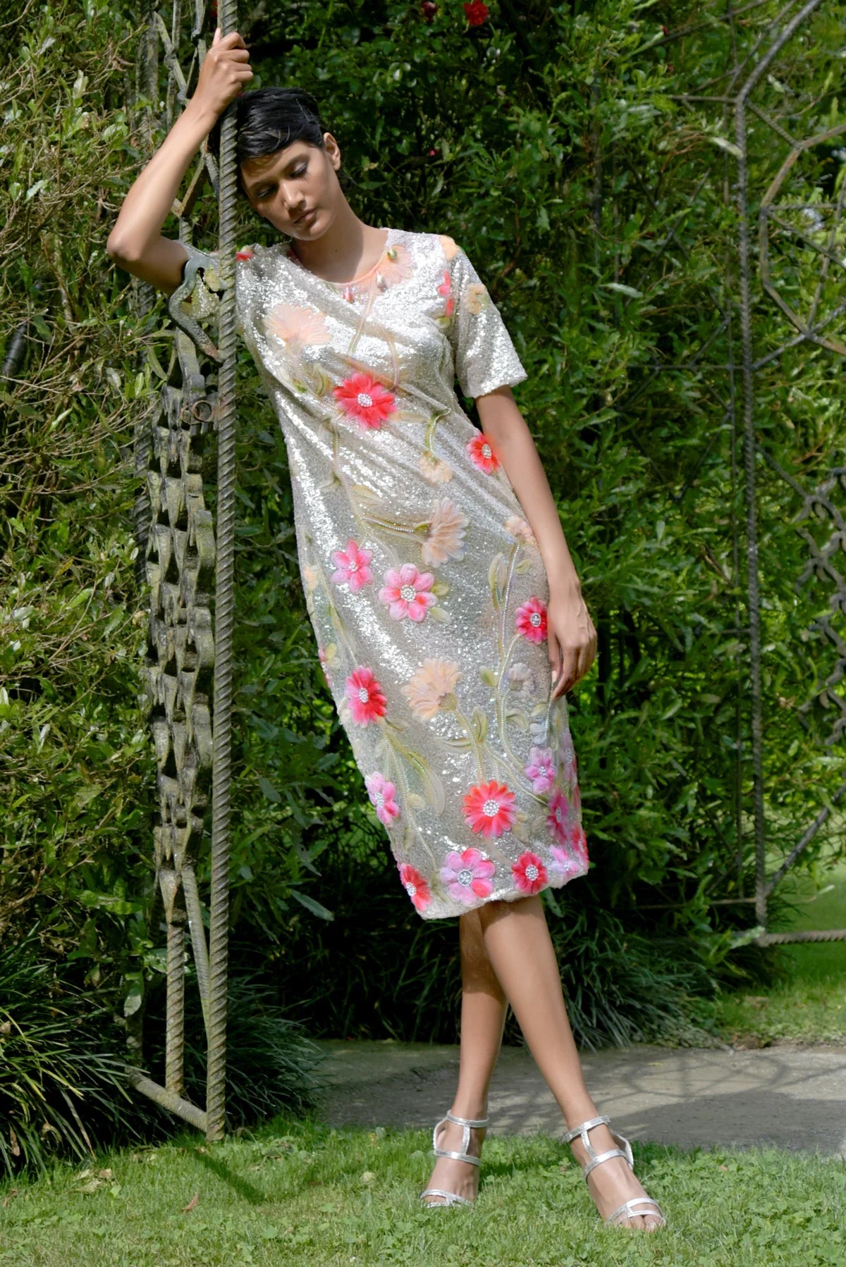 TRELISE COOPER CHAMPAGNE AND STARS DRESS