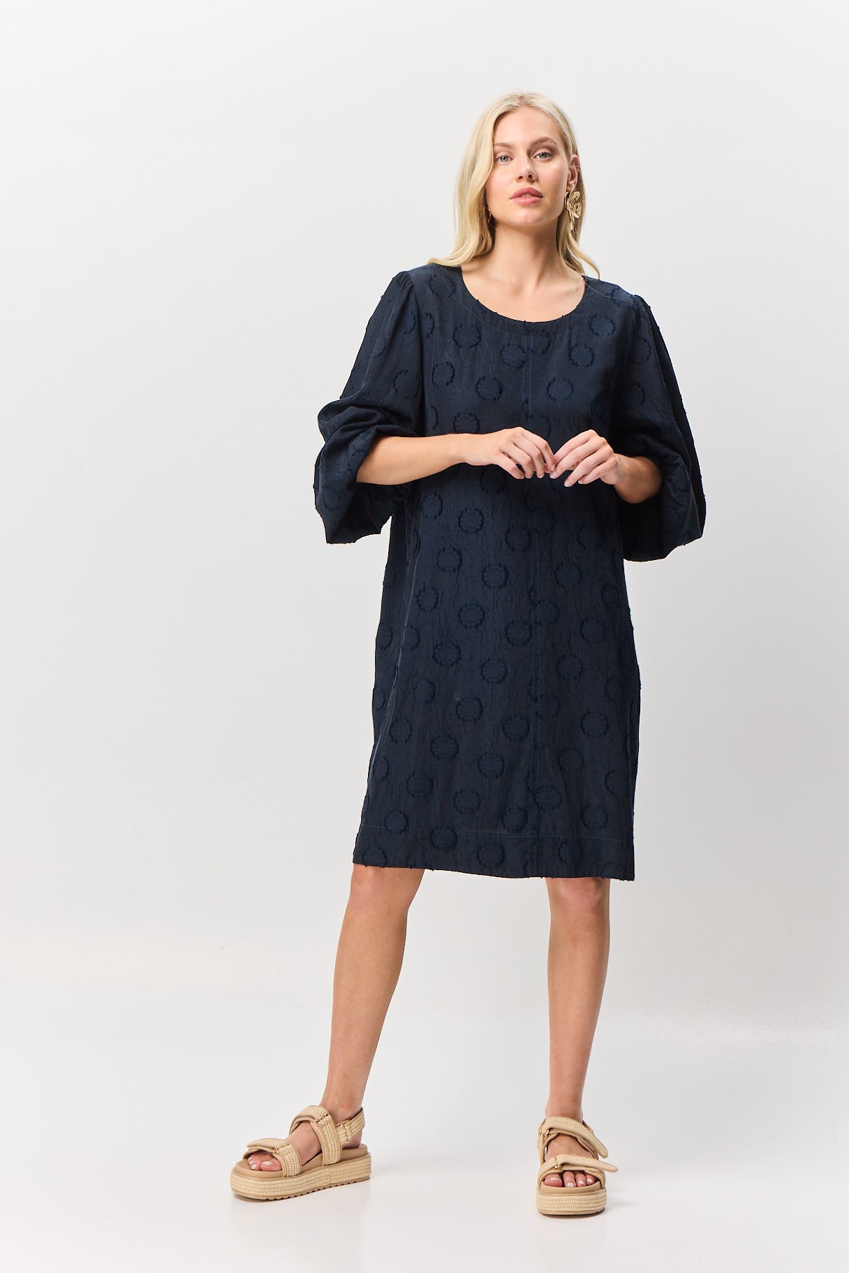 VALIA ST MARTINE  DRESS   SAPPHIRE