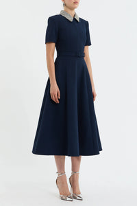 Xena Short Sleeve Midi Dress