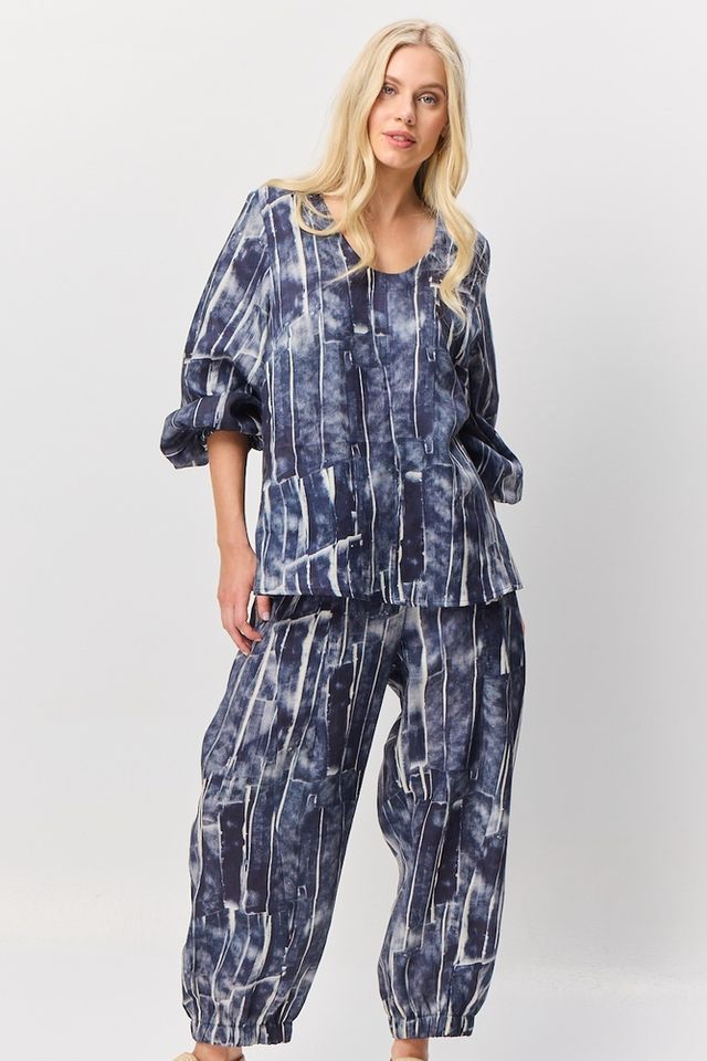 VALIA OCEAN BLOUSE