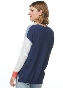 COLOUR CONTRAST JUMPER