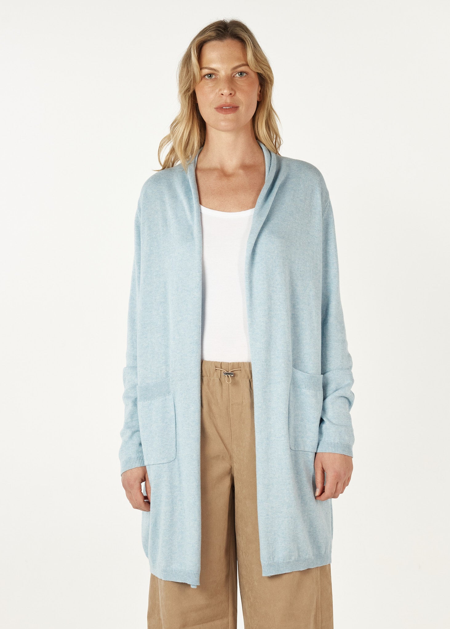 ESSENTIAL Long Line CARDI ZP7151