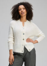 Load image into Gallery viewer, zaket and plover Alpaca Cardi White
