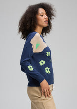 Load image into Gallery viewer, zaket and plover Petal Play Cardi Denim
