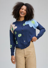 Load image into Gallery viewer, zaket and plover Petal Play Cardi Denim
