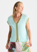 Load image into Gallery viewer, ZP8820 Zaket &amp; Plover Crochet Trim Tank
