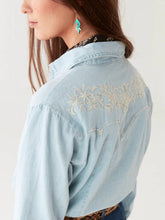 Load image into Gallery viewer, Maison Hotel Austin Blouse - Mustang Blue
