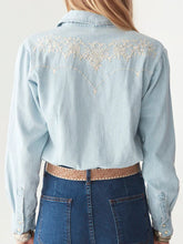 Load image into Gallery viewer, Maison Hotel Austin Blouse - Mustang Blue
