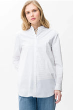 Load image into Gallery viewer, BRAX 42-5448 99 VIC WHITE COTTON MIX STRETCH SHIRT BLOUSE

