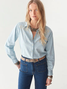 Maison Hotel Edna Pant - Dark Denim