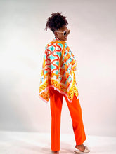 Load image into Gallery viewer, Herzens Angelegenheit Blouse poncho curry 6172
