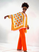 Load image into Gallery viewer, Herzens Angelegenheit Blouse poncho curry 6172

