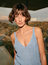 Load image into Gallery viewer, Mos Mosh Cressida Melange Knit Top Regatta
