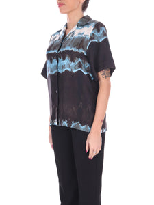 SILK TIE DYE BLOUSE