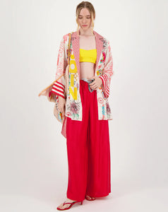 Annie Red Wide Leg Pants