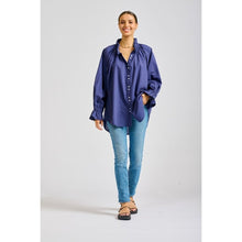 Load image into Gallery viewer, The Mia Easy Flow Shirt - Navy
