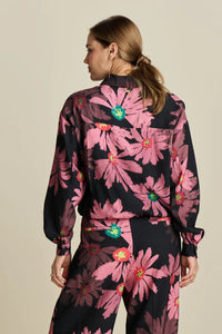 BLOUSE Big Blooming Pink