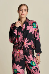 BLOUSE Big Blooming Pink