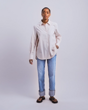 Load image into Gallery viewer, MOS MOSH Elinda Leafy Stripe Shirt Relaxed fit
