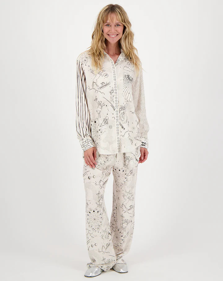 ME369 Isabel Zodiac Printed Shirt