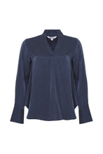 Load image into Gallery viewer, LUXE BLOUSE INDIGO
