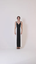 Load and play video in Gallery viewer, Two-tone dress with braided straps
