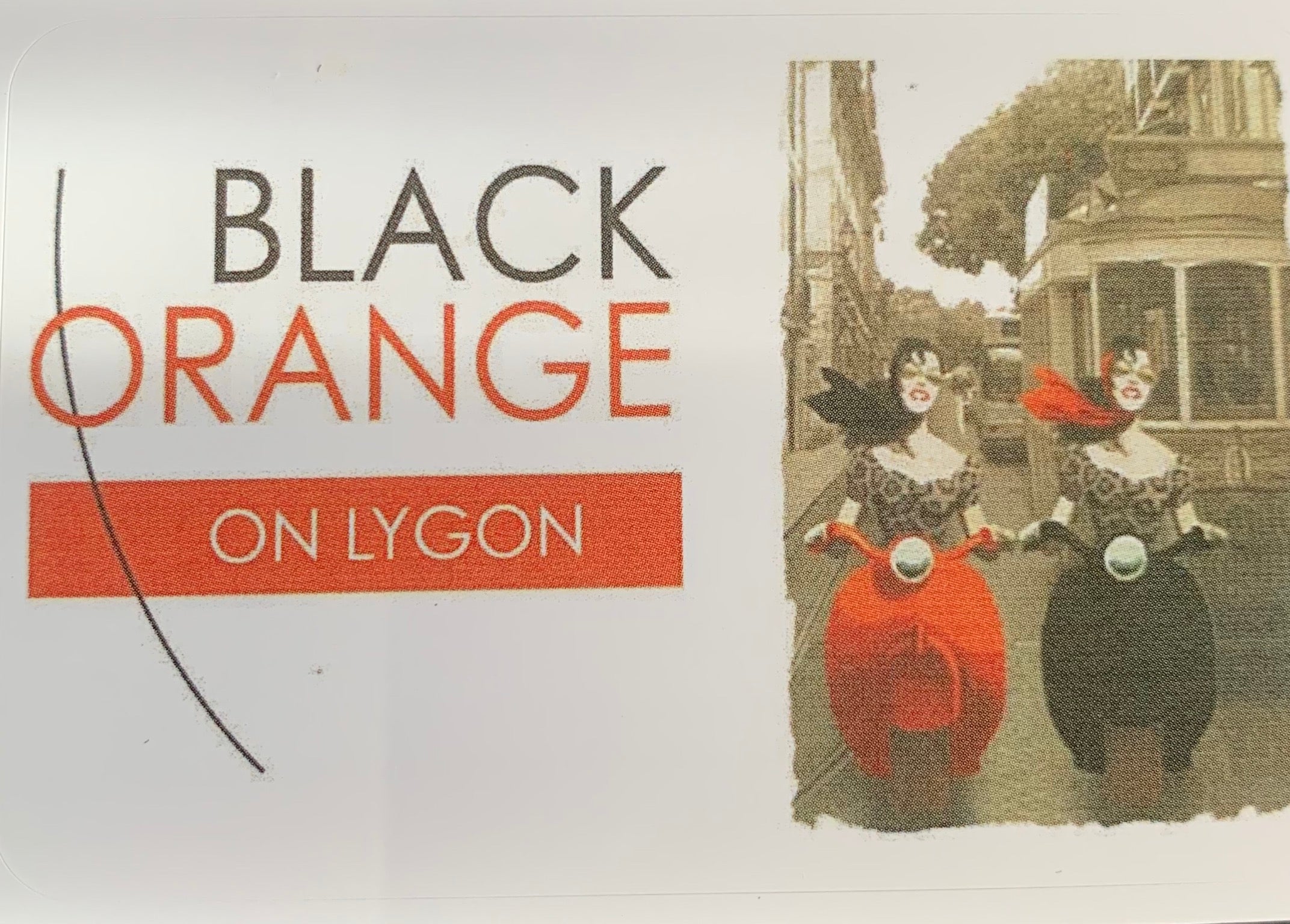 Black orange boutique gift cards