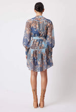 Load image into Gallery viewer, SERENA COTTON/SILK DRESS IN COMO FLOWER
