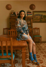 Load image into Gallery viewer, SERENA COTTON/SILK DRESS IN COMO FLOWER
