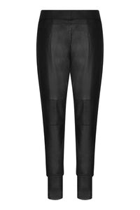 CANDY FAUX  LEATHER JERSEY PANTS