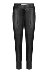 CANDY FAUX  LEATHER JERSEY PANTS