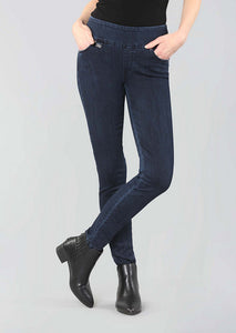 SYLVIA DENIM SLIM JEAN  BLACK