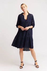 ELANORA DRESS-NAVY
