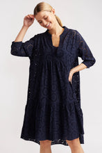 Load image into Gallery viewer, ELANORA DRESS-NAVY
