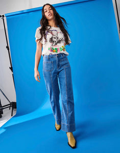 FARRAH 70'S BLUE