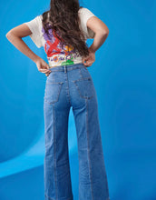 Load image into Gallery viewer, FARRAH 70&#39;S BLUE
