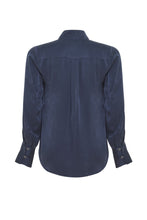 Load image into Gallery viewer, LUXE BLOUSE INDIGO
